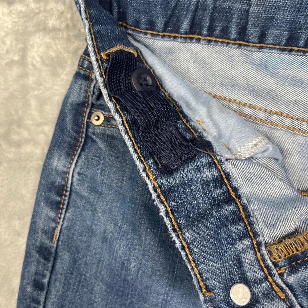 The Children's Place Bootcut Jeans Kids Size 12 Husky Blue Adjustable Waist